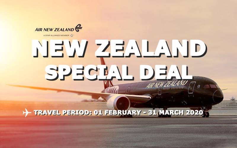 【AIR NEW ZEALAND】FLY TO NEW ZEALAND FROM SINGAPORE