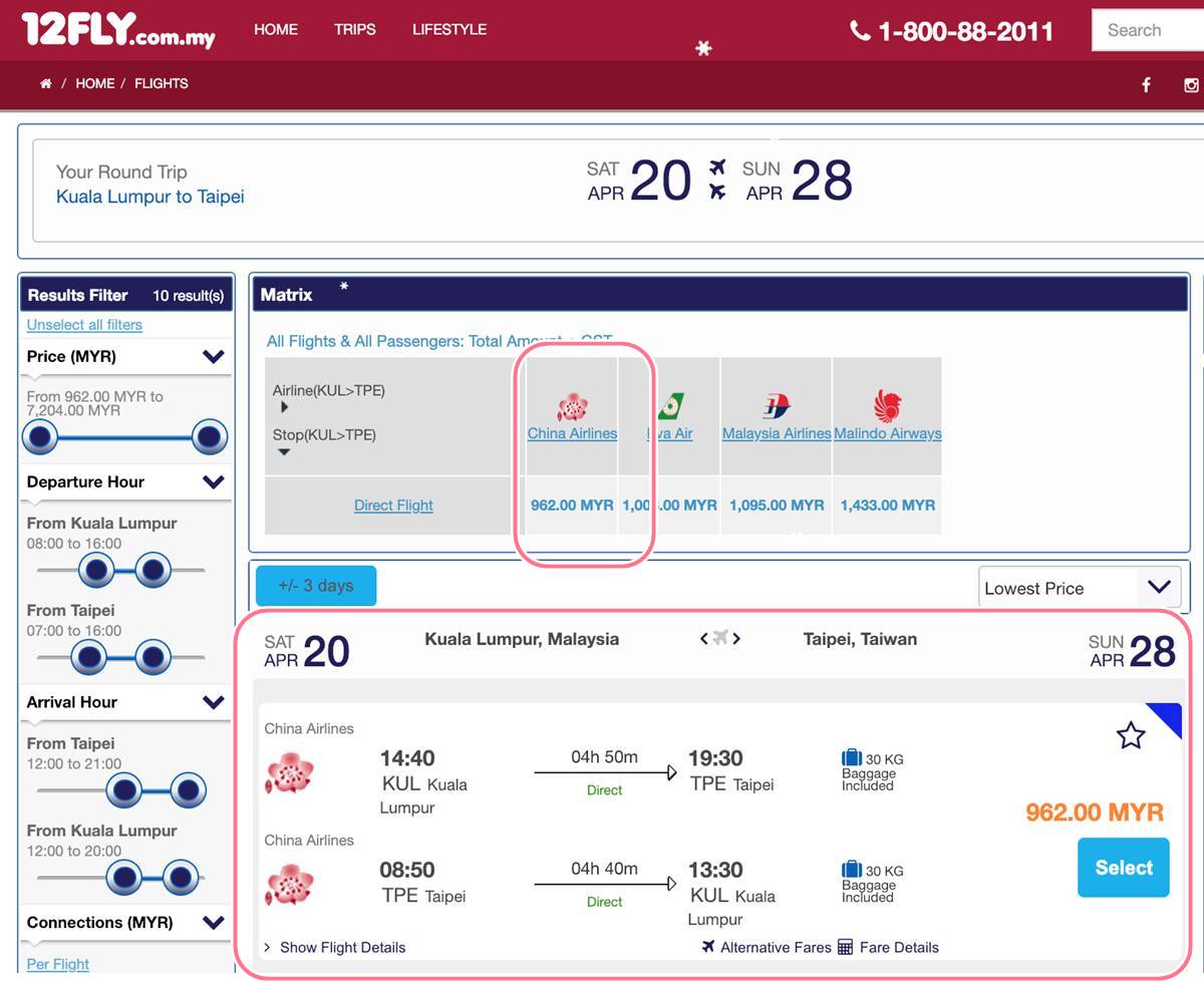 Taipei Direct Flight Round Trip Ticket Rm 962 Nett Price By China Airlines