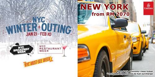 LET'S ROCK TO NEW YORK CITY DURING THE WINTER SEASON WITH【EMIRATES】