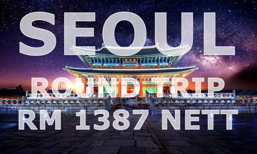 FLY DIRECT TO SEOUL BY【KOREAN AIR】@ RM 1387