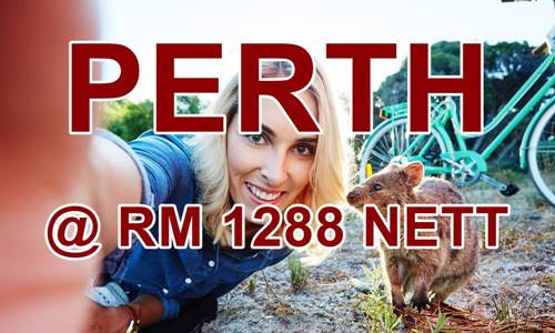 DISCOVER PERTH @ RM 1288 NETT BY【MALINDO AIR】