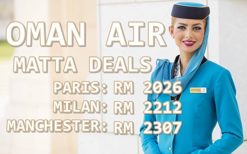 【OMAN AIR】 MARCH MATTA TRAVEL FAIR PROMOTION 2019