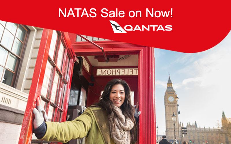 【QANTAS AIRWAYS】NATAS ON SALE NOW! FROM SINGAPORE TO EVERYWHERE! 