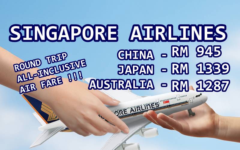 SPRING SALE BY【SINGAPORE AIRLINES】, ABSOLUTELY WORTH BUYING!