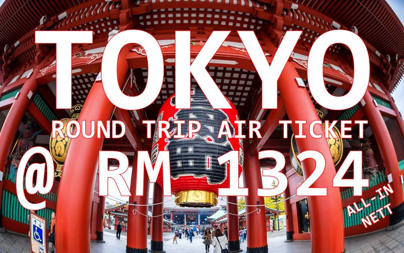 TOKYO ALL-INCLUSIVE @ RM 1324 NETT BY【SINGAPORE AIRLINES】