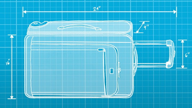 carry on luggage size british airways inches