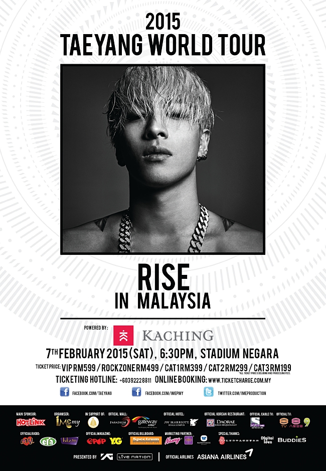 TaeYang in Malaysia