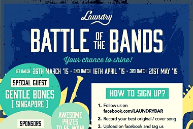 LAUNDRY’S BATTLE OF THE BANDS COMPETITION!