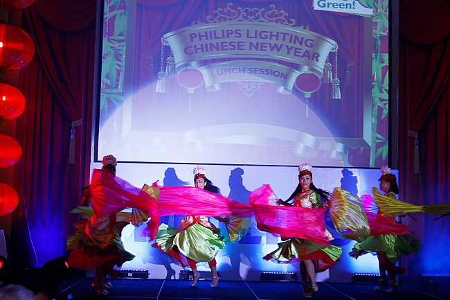 Dance performance at Philips Lighting CNY lunch 2015.