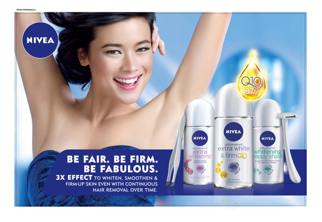 NIVEA’s BE FAIR. BE FIRM. BE FABULOUS. Campaign 