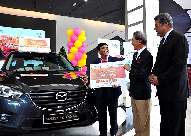 Lucky ERAMAN Customer Wins Brand New Mazda CX5