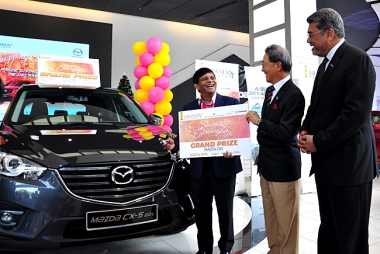 LUCKY ERAMAN CUSTOMER WINS BRAND NEW MAZDA CX5