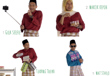 THE FIVE TYPES OF PEOPLE YOU MEET DURING RAYA