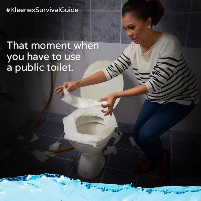 New Kleenex® Wet Toilet Tissues Help Malaysians Survive Public Toilet Inconveniences