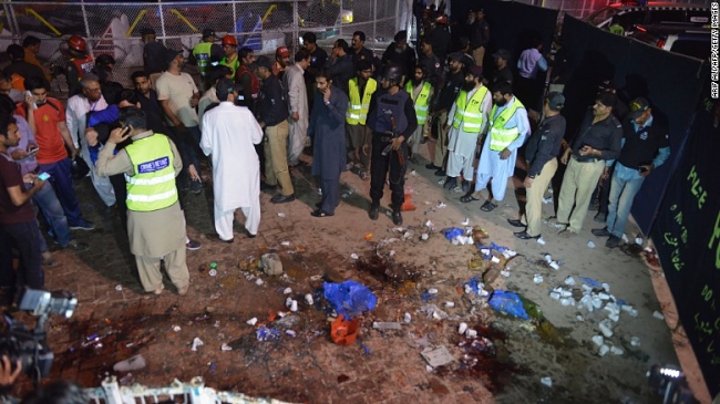 Suicide Blast In The Eastern Pakistan City Of Lahore With At Least 67 Killed