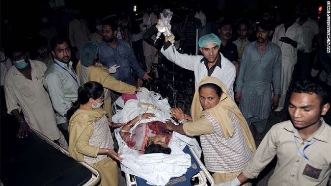 Suicide Blast In The Eastern Pakistan City Of Lahore With At Least 67 Killed