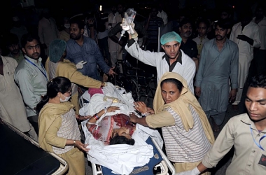 SUICIDE BLAST IN THE EASTERN PAKISTAN CITY OF LAHORE WITH AT LEAST 67 KILLED