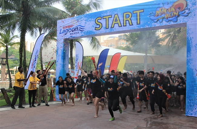 Splashing Outdoor Fun At Sunway Lagoon’s Aqua Run!