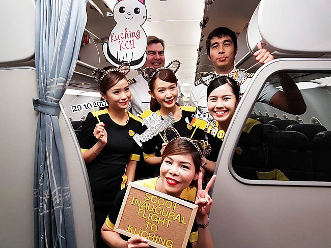 Singapore’s Low-Cost Airline Scoot Now Flies To Kuching!