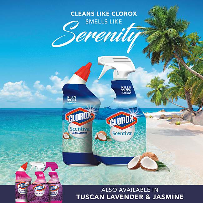 Clorox Launches Scentiva, a New Line of Cleaners that Combines an Amazing Scent Experience with the Trusted Cleaning Power of Clorox