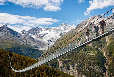 THERE’S A NEW SUSPENSION BRIDGE IN SWITZERLAND AND IT’S NOW THE WORLD LONGEST!