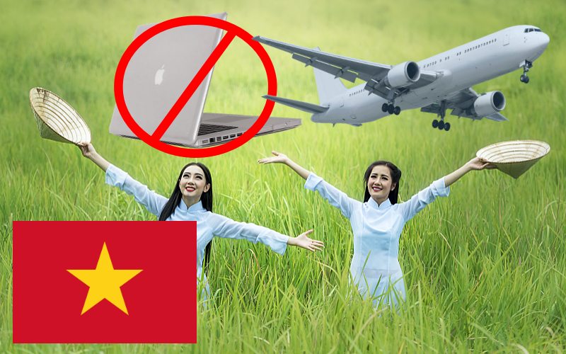 MacBooks Are Ban On Vietnam Aircrafts! 