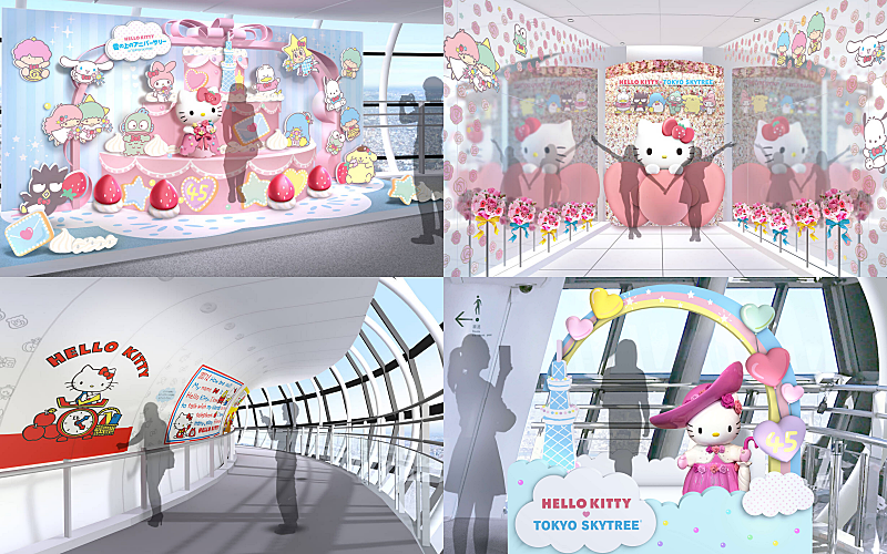 There’s A Hello Kitty Celebration Happening Above The Clouds! 