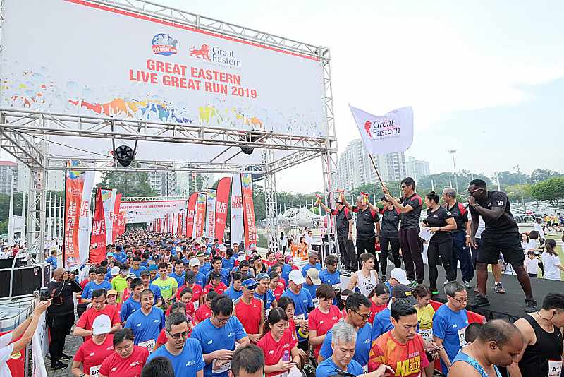 Running made fun at the Great Eastern LIVE GREAT Run 2019