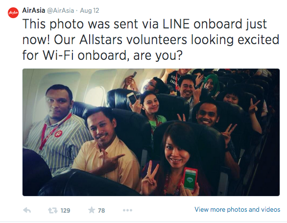 AirAsia Testing LINE