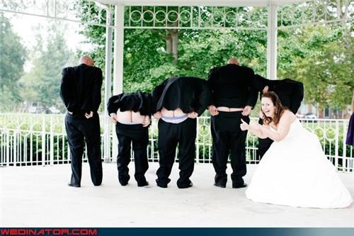 Real Groomsmen butts