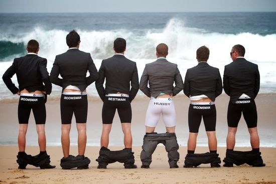 Hot Groomsmen Butt