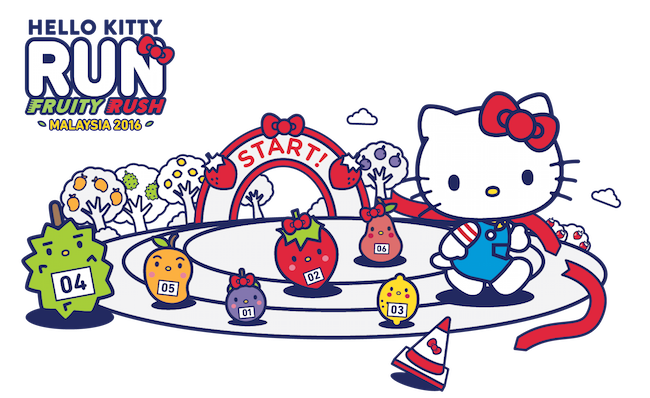 马来西亚首次举行 HELLO KITTY RUN 