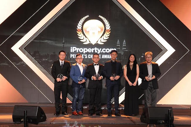 2016 年 IPROPERTY.COM PEOPLE'S CHOICE AWARDS 得奖名单