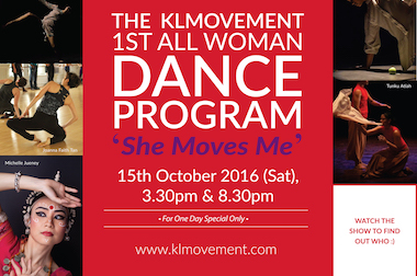 THE KLMOVEMENT 首次全女性舞蹈演出 “SHE MOVES ME”