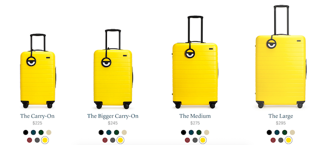 away minion luggage