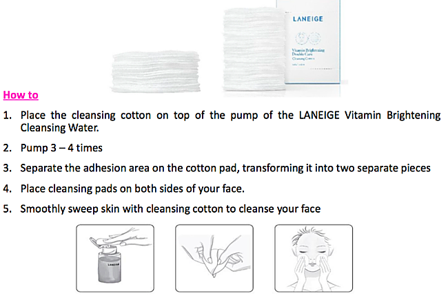 Laneige’s All New Vitamin Brightening Cleansing Water 