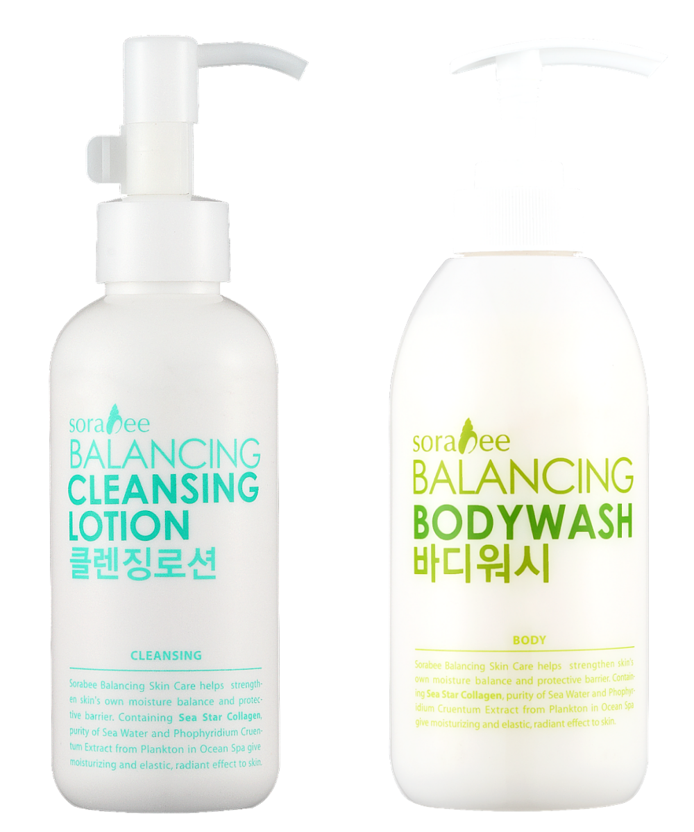 Sorabee Balancing Body Wash And Balancing Body Lotion