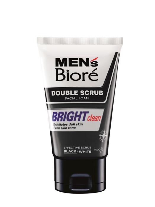 Men’s Biore Double Scrub Bright Clean