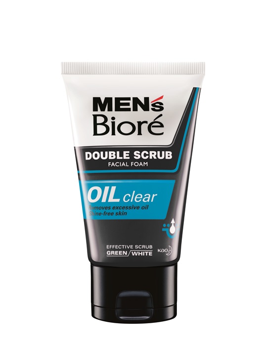 Men’s Biore Double Scrub Oil Clear