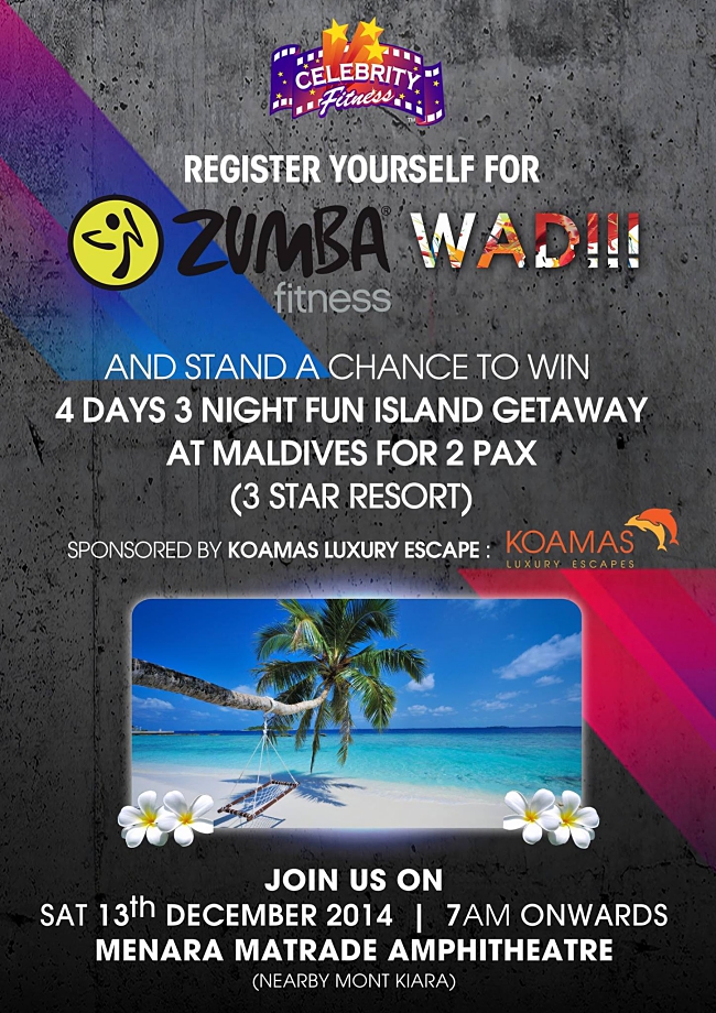 Zumba Wad Party Giveaway