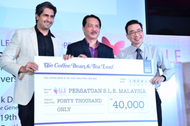 THE COFFEE BEAN & TEA LEAF® DONATES RM40,000 TO THE MALAYSIAN SYSTEMIC LUPUS ERYTHEMATOSUS ASSOCIATION