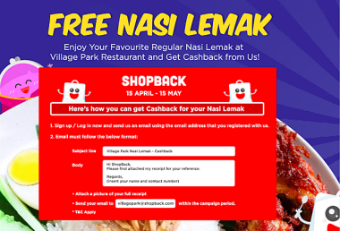 FREE NASI LEMAK!