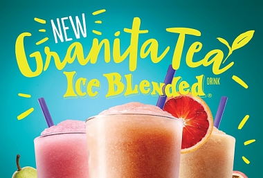 GET JAMMING WITH NEW GRANITA TEA ICE BLENDED DRINKS FROM  THE COFFEE BEAN & TEA LEAF