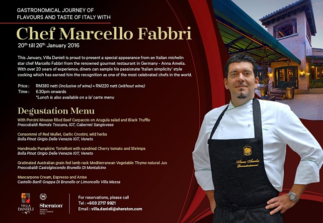 Italian Gastronomical Journey At Sheraton Imperial KL!