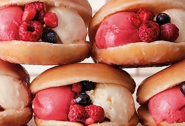 KRISPY KREME JAPAN INTRODUCES DOUGHNUT ICE CREAM SANDWICH