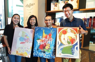 THE COFFEE BEAN & TEA LEAF® AWARDS WINNING ENTRIES FROM GRANITA ART JAM COMPETITION 