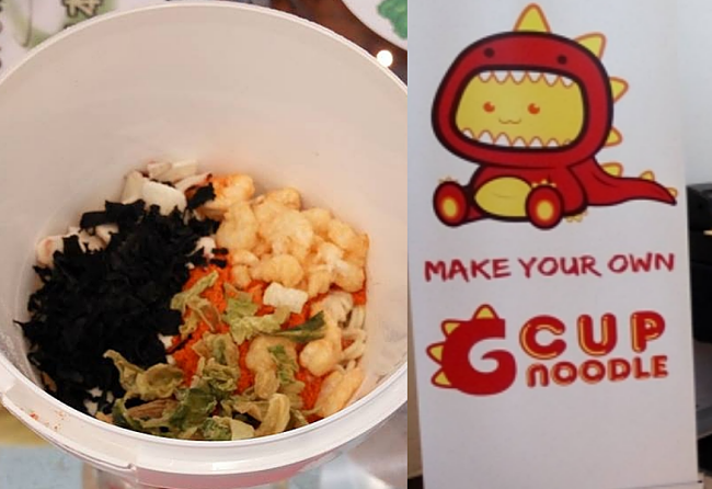 G Cup Noodle customised cup noodles