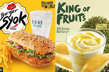 MCDONALD’S BURGER ‘SYOK’ AND REAL D24 DURIAN MCFLURRY!