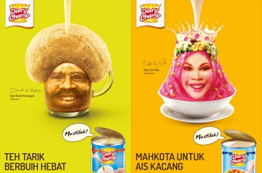 WHAT’S ABOUT THE “STUNNING” VISUALS OF THESE DAIRY CHAMP ADS?