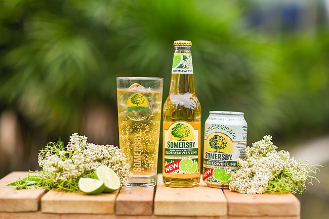 Savouring a #FloralTwist with Somersby Elderflower Lime